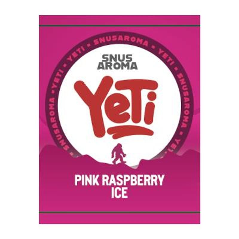 Yeti - Pink Raspberry Ice, Snusaroma