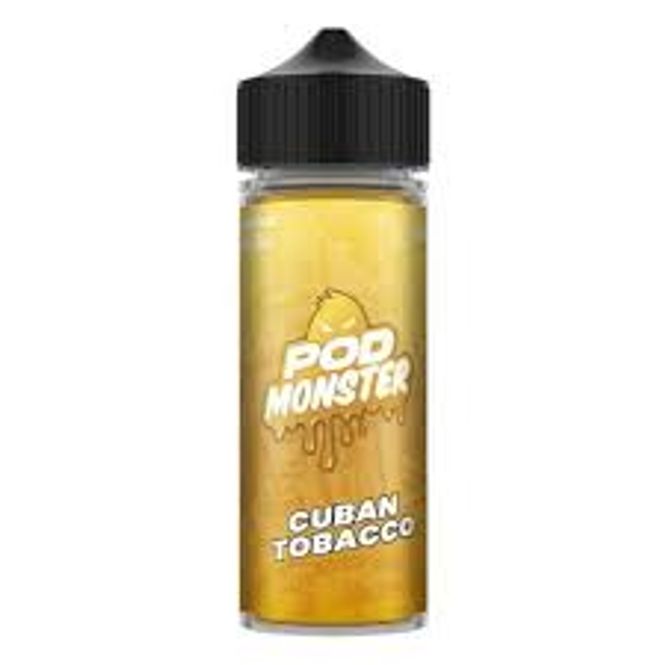 Hovedbilde POD Monster - Cuban Tobacco, Ejuice 100/120ml