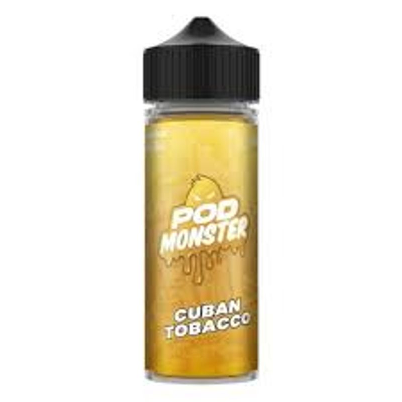 POD Monster - Cuban Tobacco, Ejuice 100/120ml